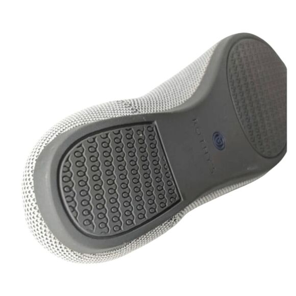 ROTHY'S The Point 'Grey Red Piping' Flats Size 8 - Picture 9 of 10